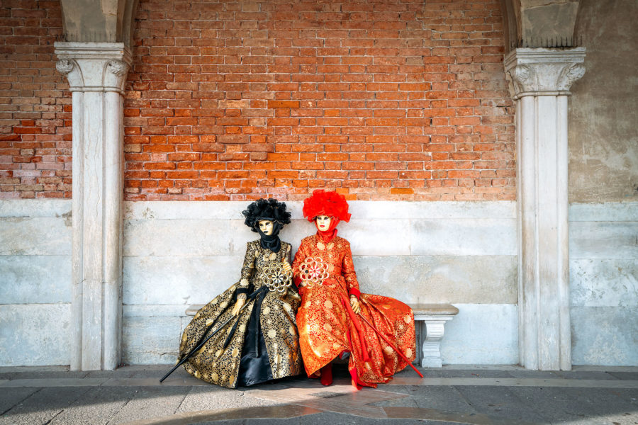 Disfraces extravagantes en Venecia
