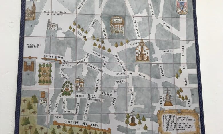 Street Map of Santa Cruz