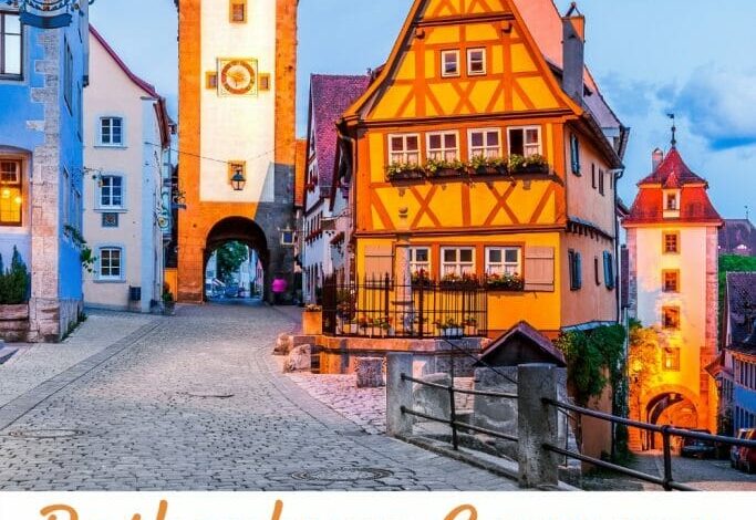 Si te encanta la idea de explorar una ciudad de cuento de hadas en el corazón de Alemania, estas son las mejores cosas que hacer en Rothenburg ob der Tauber para agregar a tu itinerario.  Rothenburg Alemania - Viajes a Alemania - Itinerario en Alemania - Ruta romántica - Ciudad más pintoresca de Alemania - Ciudad de cuento de hadas alemana - Ciudad navideña alemana - Ciudad medieval Alemania - Casas con entramado de madera Alemania - Pueblo medieval Alemania - Actividades en Alemania - Lugares de interés en Alemania - Mejor Ruta Alemania