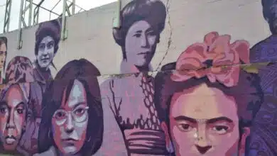 Imagen del muro feminista en Ciudad Lineal Madrid