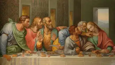 Pintura de la Última Cena de Da Vinci