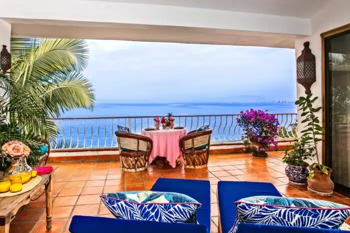 Terrace view from home in Puerto Vallarta, Mexico