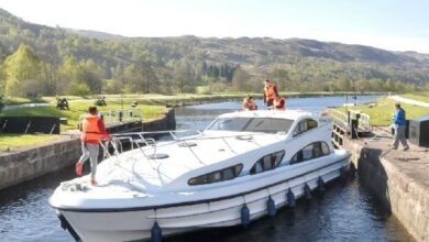 Con un Le Boat Cruiser en el Canal de Caledonia, Escocia