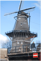 Molino de viento en Amsterdam