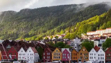 Norway calm mountains