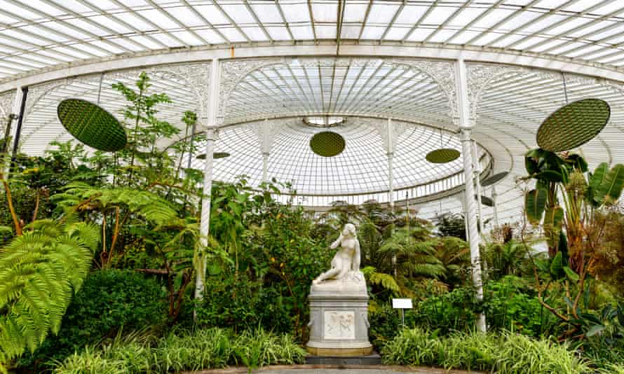 Kibble Palace invernadero en los Jardines Botánicos de Glasgow