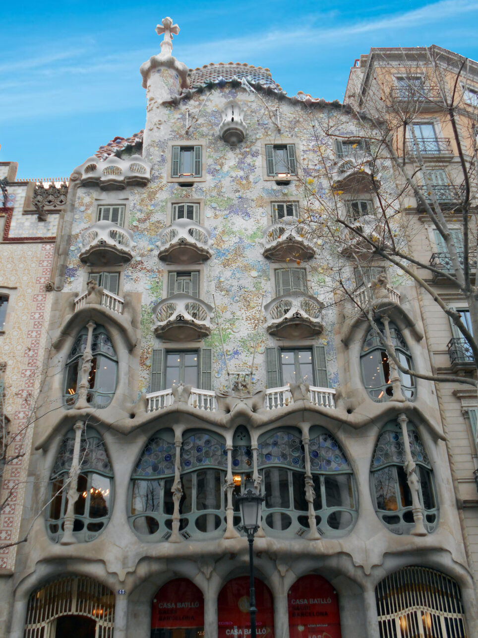 Visita a la Casa Batlló de Barcelona en enero