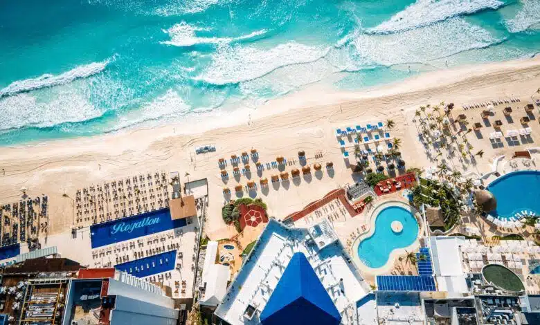 Cancun Beach View in Mexico