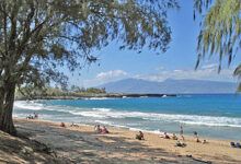DT Fleming Beach Park, Kapalua, Maui, Hawái...