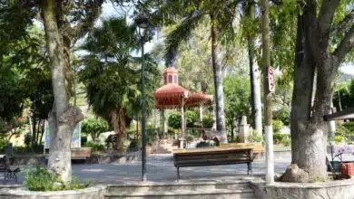 Main plaza of Ajijic