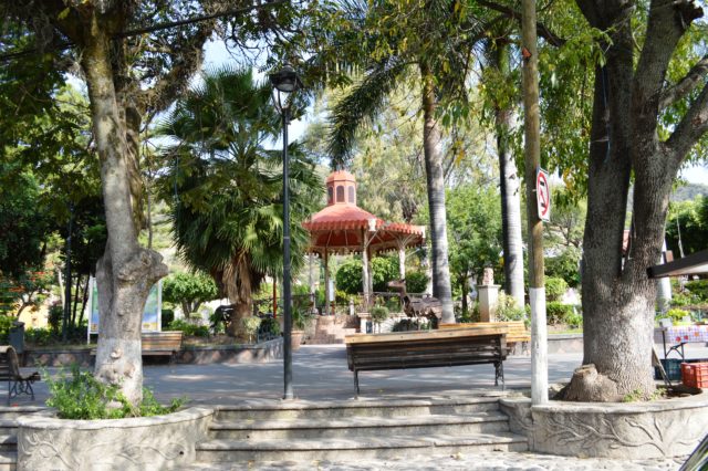 Plaza principal de Ajijic