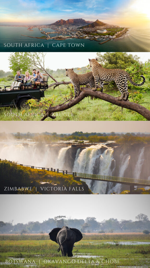 Safari multipaís_Safari africano_Combinación clásica_Sudáfrica-Zimbabwe-Botswana