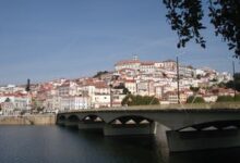 Río Mondego Coimbra Portugal