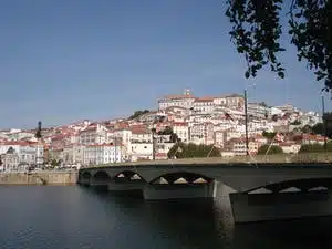 Río Mondego Coimbra Portugal