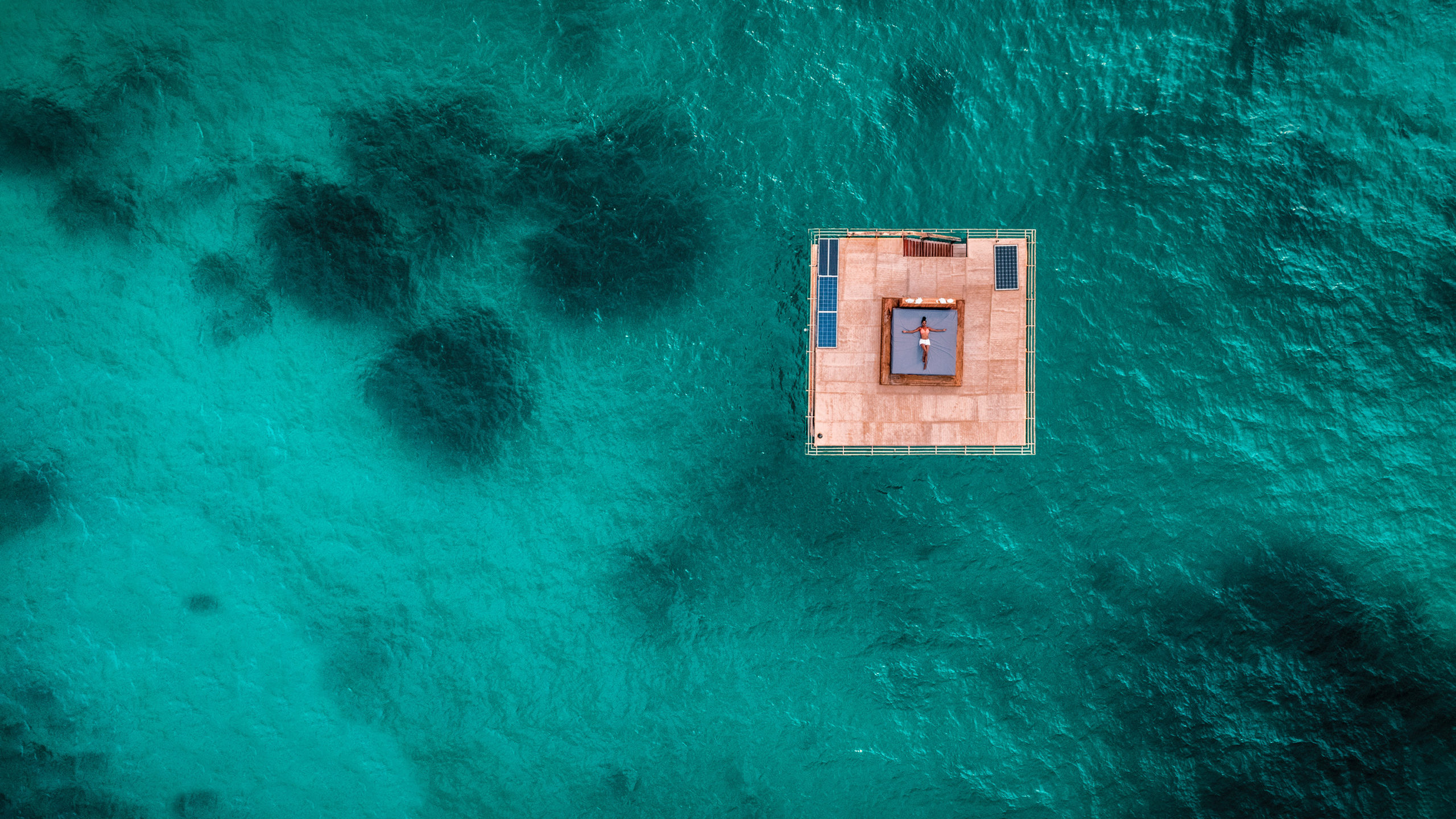 Habitación subacuática Manta Ray Resort Overhead