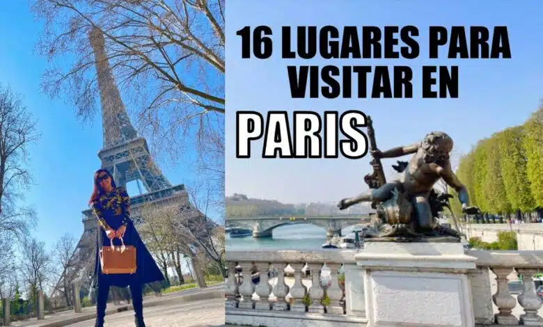 16 lugares para visitar en París