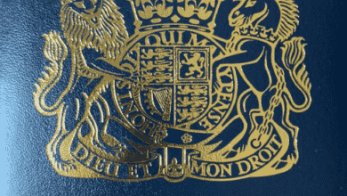 Pasaporte británico Gb