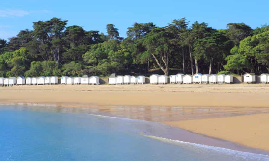 Noirmoutier tiene varias playas excelentes, como Dames (en la foto).