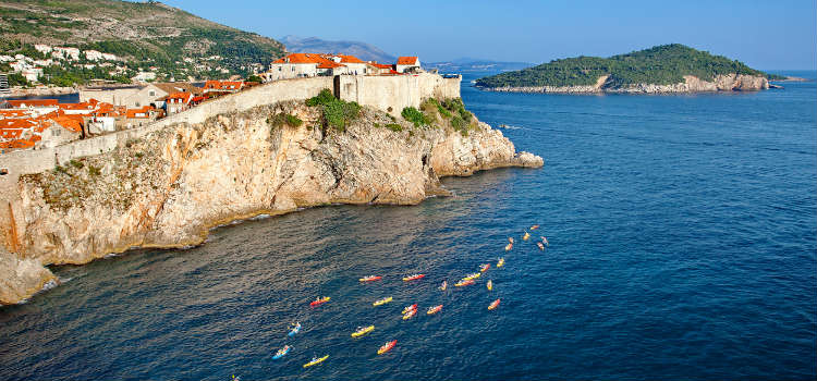 Kayak Dubrovnik Lokrum mejores playas de dubrovnik
