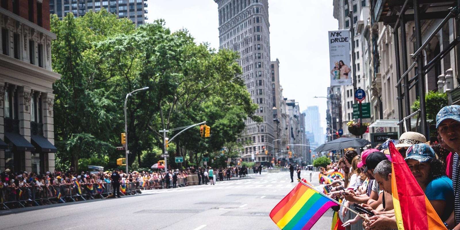 Desfile del orgullo gay de verano de Nueva York