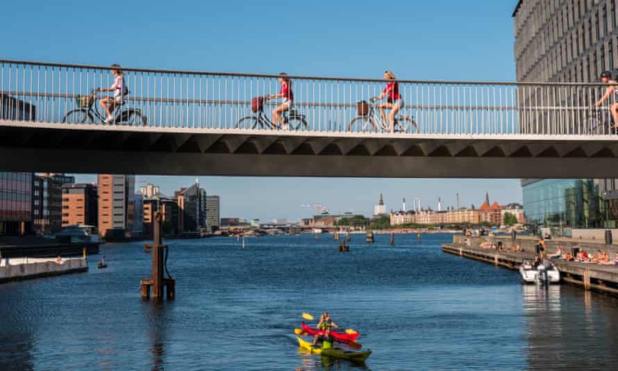 Puente para bicicletas en Copenhague
