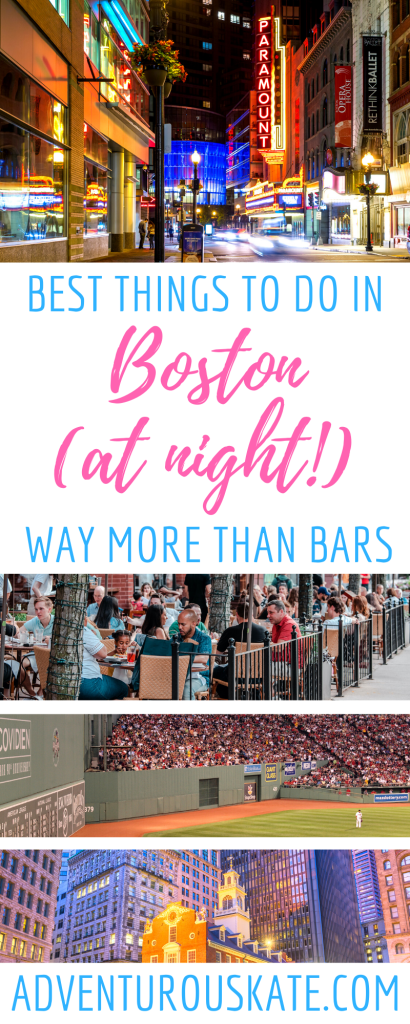 40+ Fun Things to Do in Boston at Night