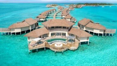 El mejor resort en las Maldivas.