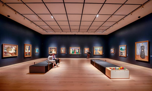 La sala de Edvard Munch en el nuevo Museo Nacional.