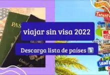 Países en la República Dominicana para viajar sin visa en 2022.
