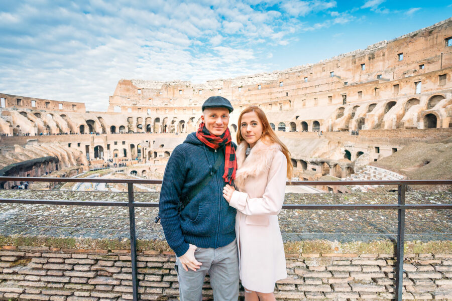 Visiting the Colosseum
