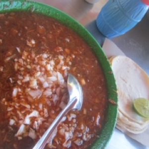 Comida callejera mexicana de Caguamanta