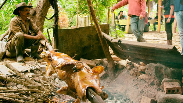 lechon asado cubano