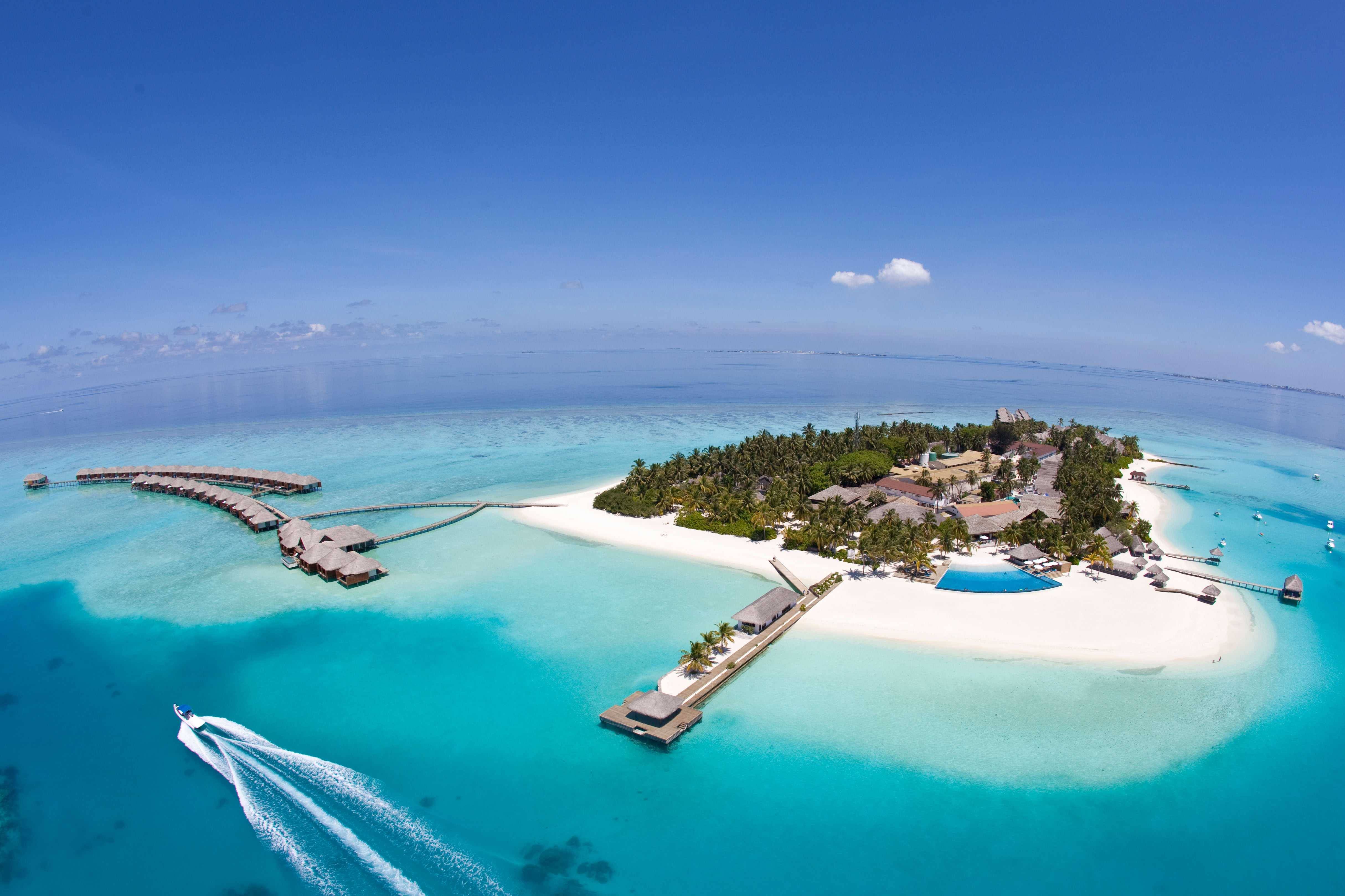 Resort de lujo en el océano Índico
