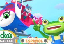 ¡No lo tires... arréglalo y vuela! | El garaje de Gecko | Carritos para niños | Videos educativos