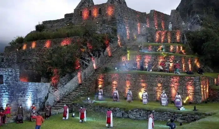 Machu Picchu-show de luces